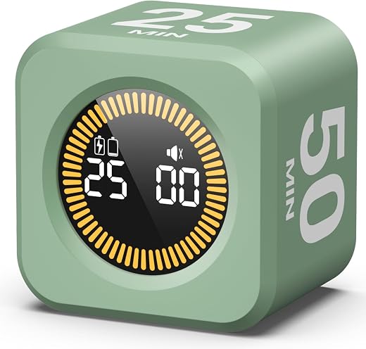 KADAMS Pomodoro cube timer — desk setup essentials