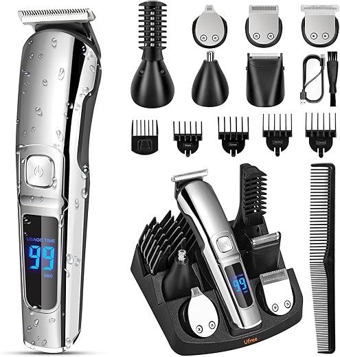 Ufree 6-in-1 waterproof beard trimmer — self care essentials