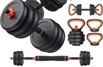 Home gym essentials — adjustable dumbbells for a small room