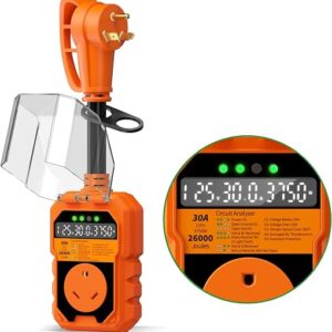 30 amp surge protector for camper — POWGRN 30 amp RV surge protector