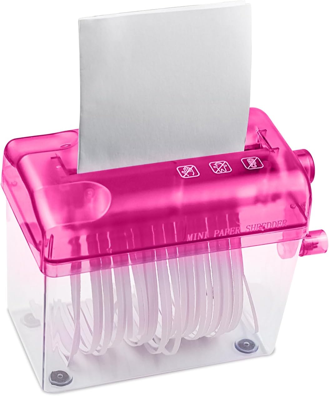 JIKIOU Mini Hand-Crank Paper Shredder &mdash; hybrid work essentials