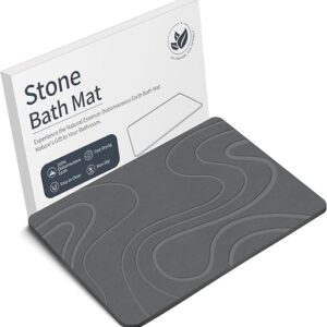 Stone Bath Mat Review — VEELOIM Diatomaceous Earth Mat