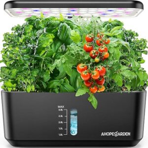 Indoor Herb Garden Review — Ahopegarden 10-Pod Hydroponic Kit