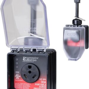 portable rv surge protector — Progressive Industries 30 amp RV surge protector