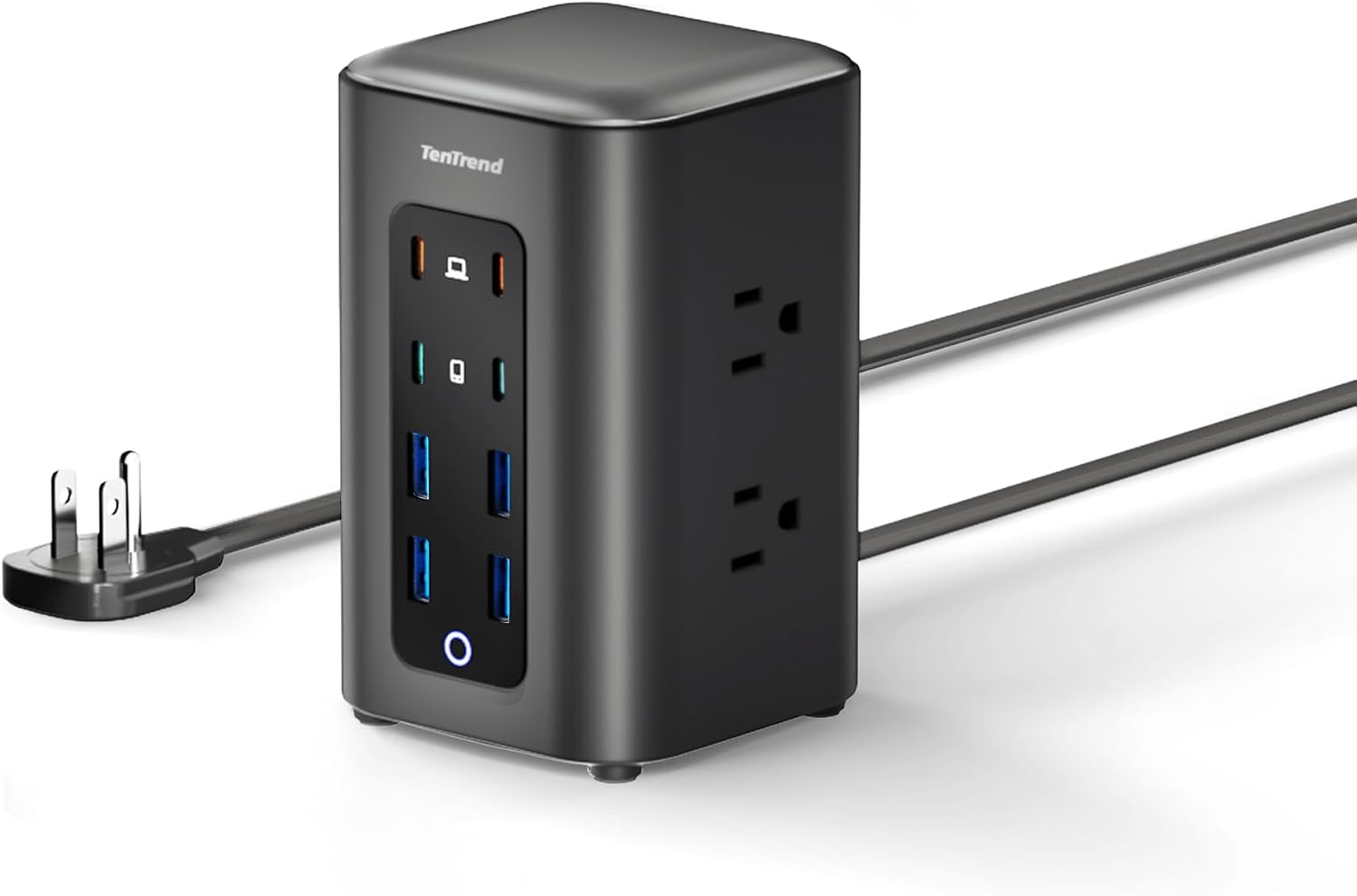 TenTrend 230W Power Strip Tower desk charging station