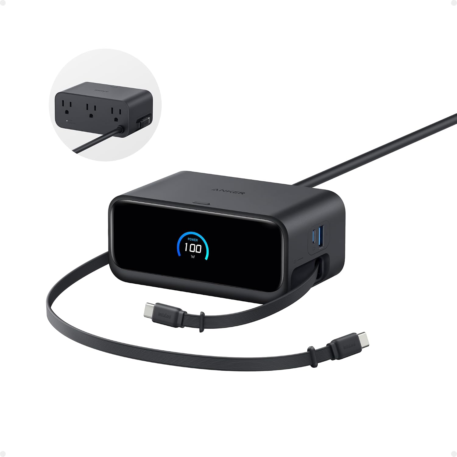 Anker Nano Charging Station 7-in-1 (Retractable) desk charging station