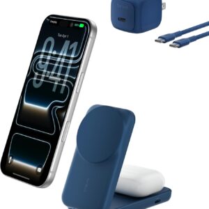 wireless charging station — Belkin UltraCharge 2-in-1 Qi2.2
