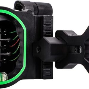adjustable bow sight — LWANO 5 Pin Bow Sight with Rheostat Light and Reversible Mount Design