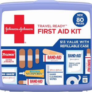 band aid travel first aid kit — BAND-AID Travel Ready First Aid Kit (80 pieces)
