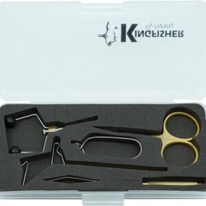 beginner fly tying kit - Kingfisher Intro Fly Tying Tool Kit (Brass)