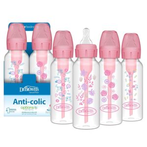 dr browns options plus bottle — Dr. Brown's Anti-Colic Options+ Narrow Bottle (8 oz, 4-pack)