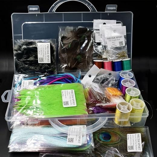 PHECDA PROFLY 272-Piece Fly Tying Materials Kit &mdash; fly tying kit
