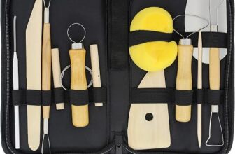 pottery tools for beginners - U.S. Art Supply 12-piece set with canvas case