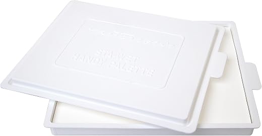 Masterson Sta-Wet Handy Palette tray with sponge and paper — wet palette