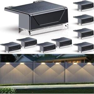 LIANGLOME solar fence lights review