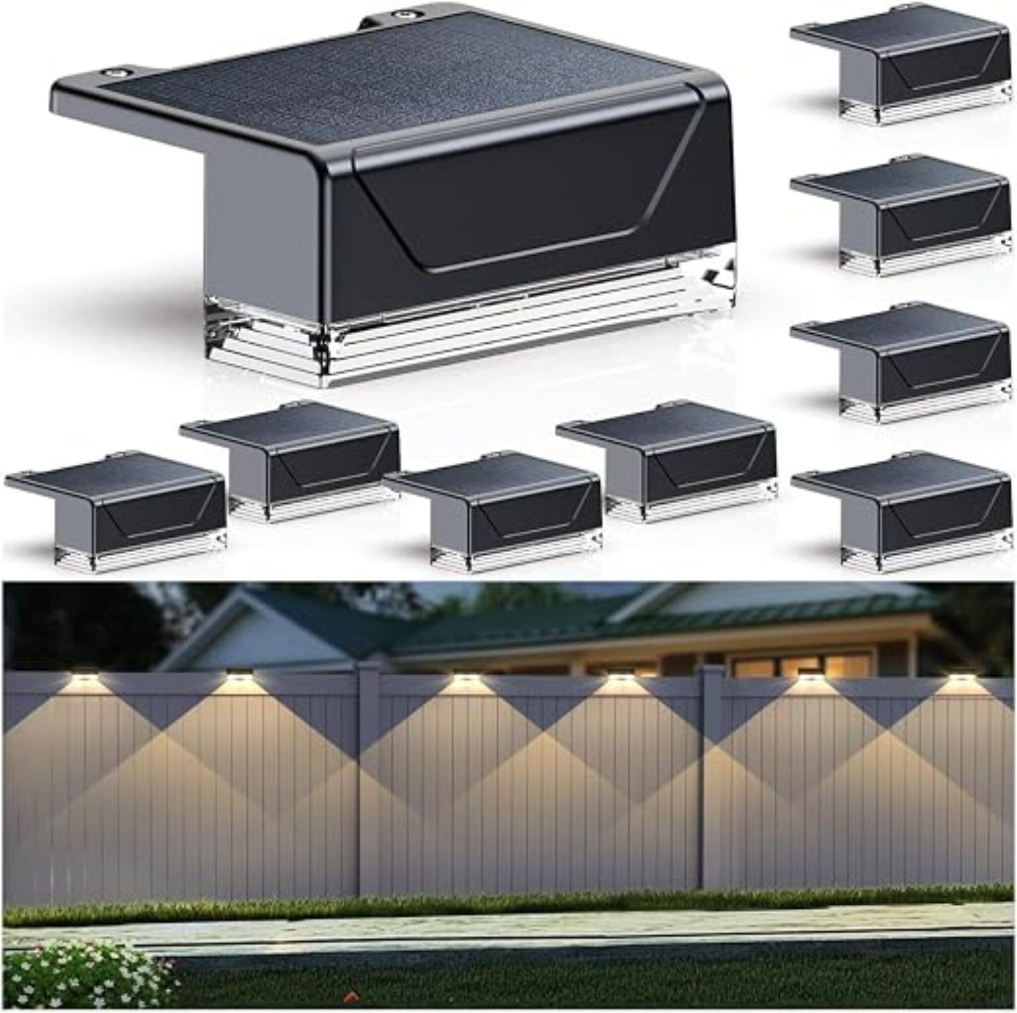 LIANGLOME solar fence lights review
