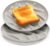 EVER TOAST Dinner Plates — Reusable Unbreakable Toast and Sandwich Plates That Keep Food Crunchy (Set of 2)