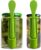 KIKINIKO Pickle Fork 2 Pack — Stainless Steel Pickle Grabber Tool with Silicone Jar Rings