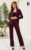 Women’s Burgundy Business Pant Suit — Best 2-Piece Blazer and Trouser Set for Work?